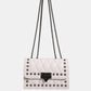 Studded PU Leather Crossbody Bag