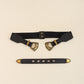 Double Buckle PU Leather Belt