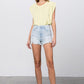 HIGH RISE PREMIUM SHORTS WITH FRONT ZIPPER