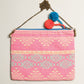 Embellished Beaded Clutch with Chain