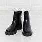 MMShoes What It Takes Lug Sole Chelsea Boots in Black