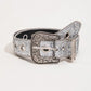 Grommet PU Leather Belt