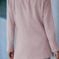 Double-Breasted Padded Shoulder Blazer with Pockets