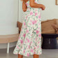 Floral Spaghetti Strap Midi Dress