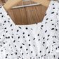 Girls Printed Ruffled Dress