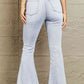 BAYEAS High Waisted Button Fly Flare Jeans