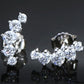 All You Need Moissanite Platinum-Plated Earrings