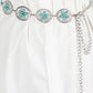 Contrast Alloy Chain Belt