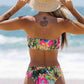 Tropical Print Bikini Set