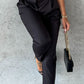 High Waist Wide Waistband Pants