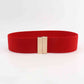 Alloy Buckle Elastic Belt