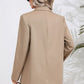 Lapel Collar Long Sleeve Blazer