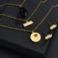 Triple-layer MAMA I LOVE YOU 18K gold-plated Pemdant Combo Deal