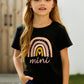 Girls Graphic Round Neck Tee Shirt