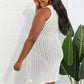 Openwork Johnny Collar Cover Up Dress
