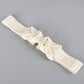 PU Leather Wide Elastic Belt