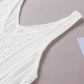Openwork Sleeveless V-Neck Knit Dress