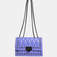 Studded PU Leather Crossbody Bag