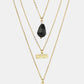 Triple-layer MAMA I LOVE YOU 18K gold-plated Pemdant Combo Deal
