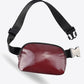 PU Leather Adjustable Strap Sling Bag