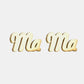 Triple-layer MAMA I LOVE YOU 18K gold-plated Pemdant Combo Deal